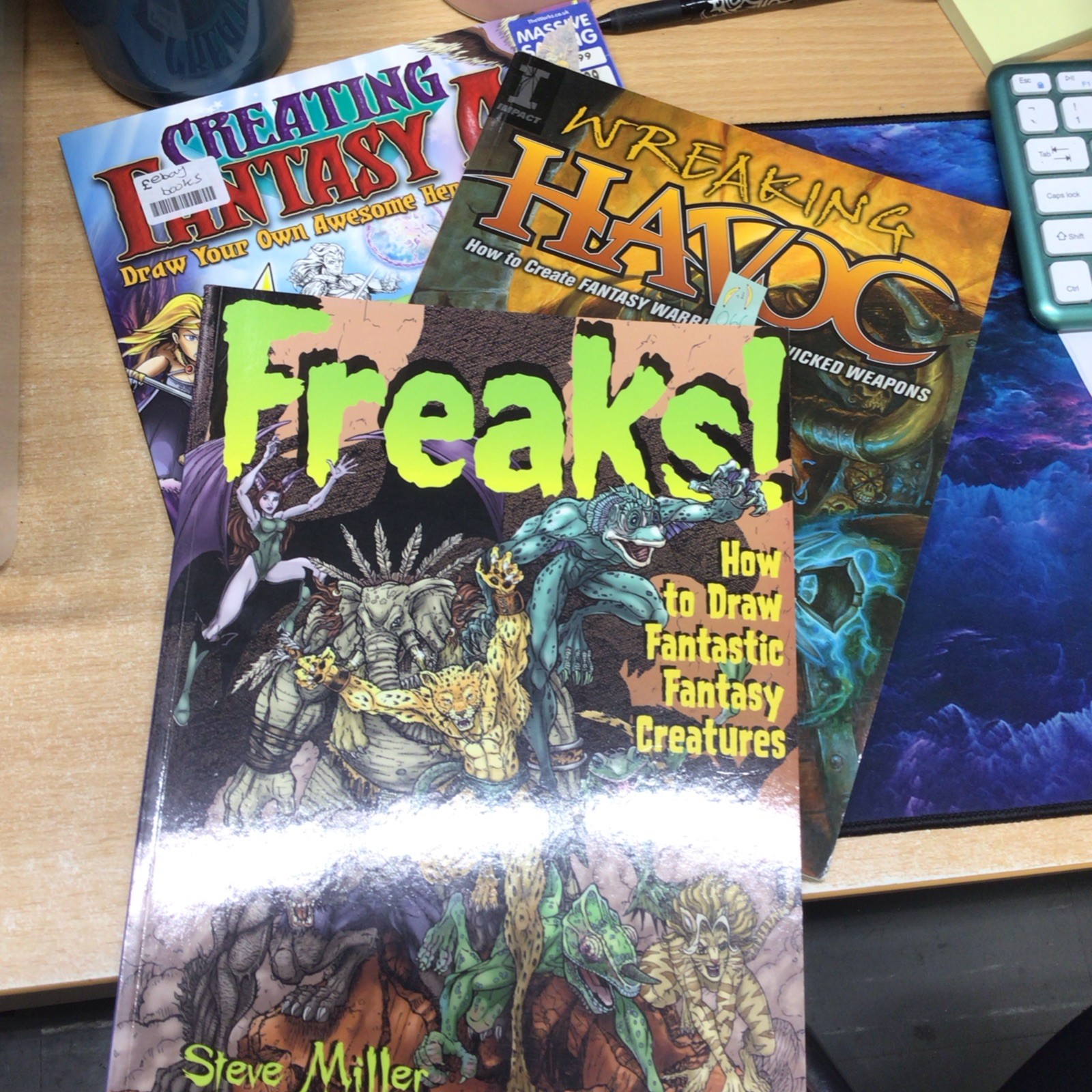 Creating Fantasy Art  x3 book bundle