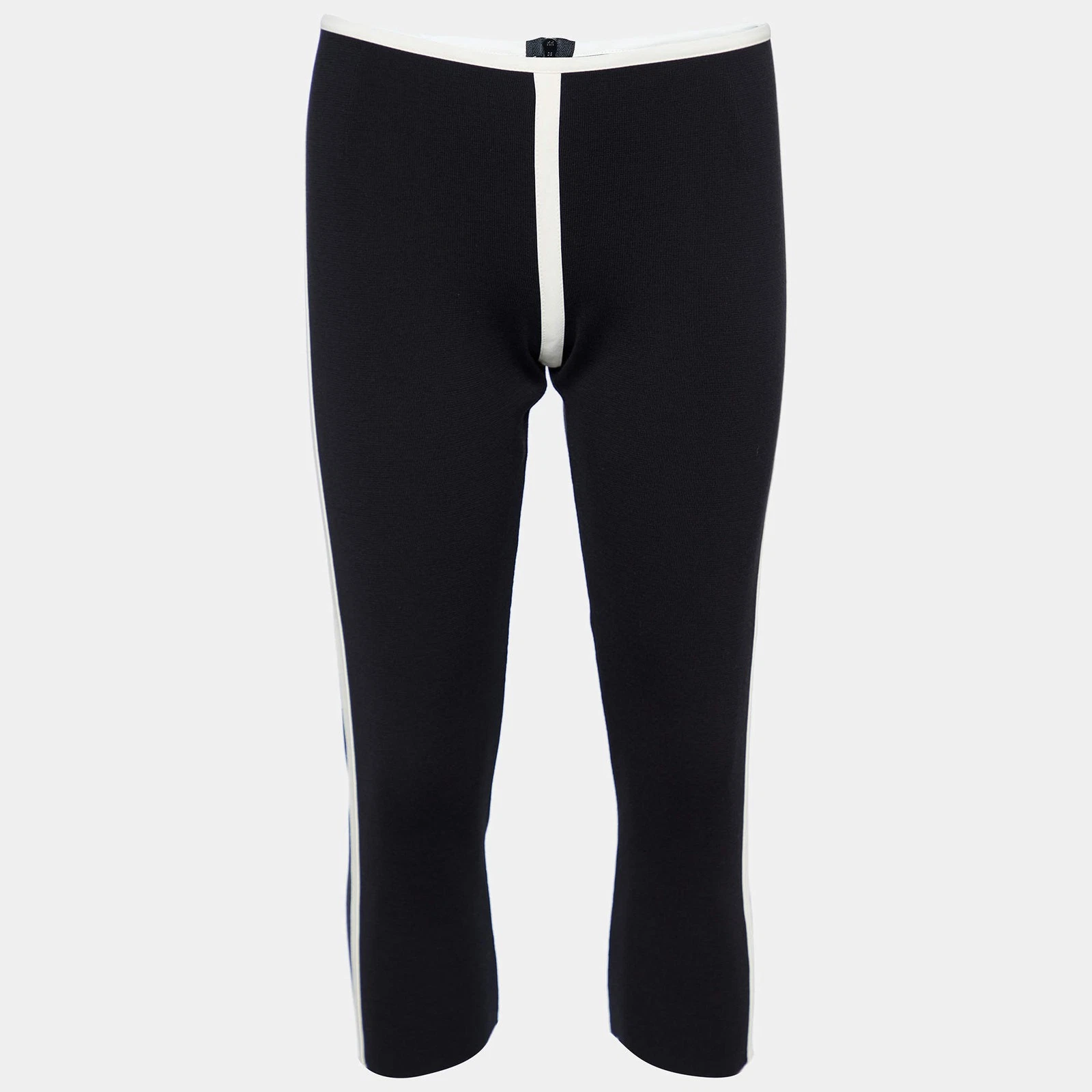 Marni Black Cotton Knit Capri Pants S