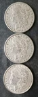 1879, 1880, and 1881 $1 Morgan Silver Dollars