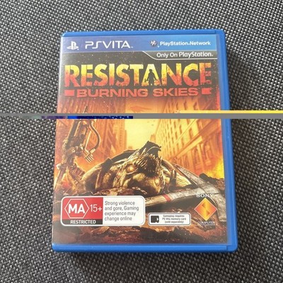 Resistance Burning Skies (PlayStation PS Vita) Original Case Only