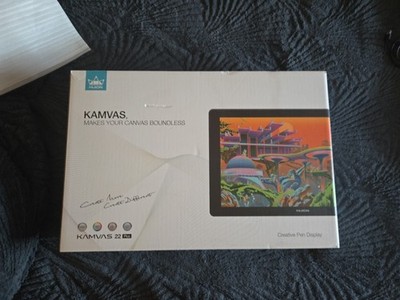HUION KAMVAS 22 Plus Graphics Drawing Tablet Display QD LCD Screen 140% s RGB