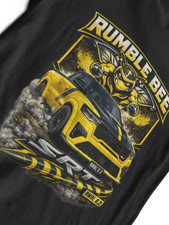 Ram Rumble Bee Srt Black T-shirt Front Back Graphic Tee