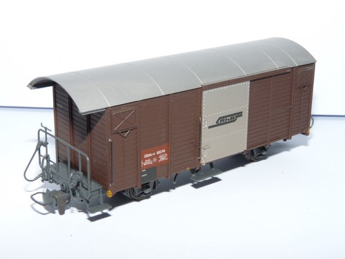 Bemo H0m ++ Güterwagen Gbg-v 5574 in braun der RhB ++ #I1_63 | Zustand: Gebraucht