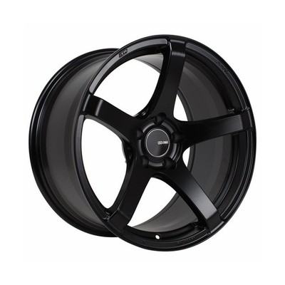 Enkei 476-880-6545BK KOJIN Tuning Wheel 18x8 +45 5x114.3 Black Paint