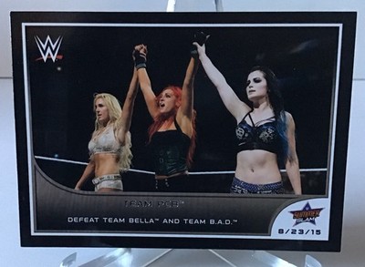 Paige Becky Charlotte PCB wwe wcw ecw Divas champ black Card   
