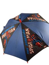 Vintage 2002 Marvel Amazing Spider-Man Kids Umbrella Black  Red BROKEN PART