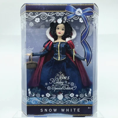 Disney Parks Store Snow White 2025 Christmas Holiday Special Edition Doll NEW