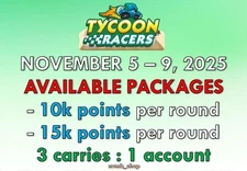 Mono_poly_Go | Campfire Racers Event | Nov 5 - 9 | 3 carries : 1 account (yours)