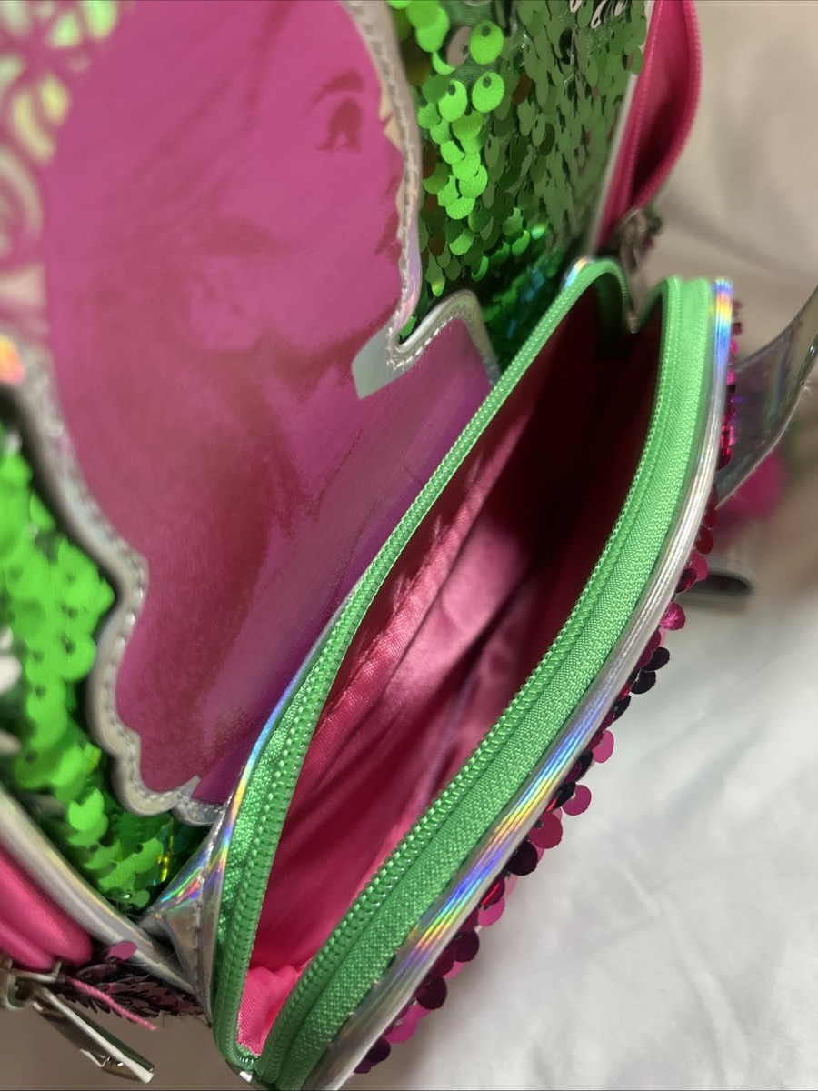 Wicked Mini Backpack Glinda Elphaba Purse Handbag Movie Pink  display picture 3