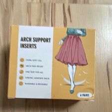 Arch Support Inserts Shoe Insoles - 6 Pairs, MPN X0025C1BYJ