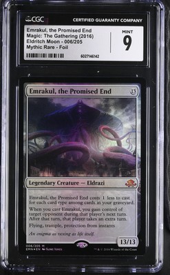 EMRAKUL, THE PROMISED END Eldritch Moon Foil Mythic CGC 9 MTG EDH  [Nostalgium] | eBay