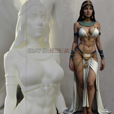 Cleopatra Figure 3D Print Model Kit Unpainted Unassembled 1/10 1/8 1/4 1/3 1/2