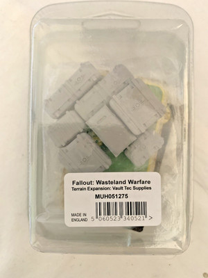 Modiphius Fallout: Wasteland Warfare  VAULT TEC SUPPLIES SEALED MUH051275 *NEW*