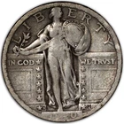 1920-D VF+ Standing Liberty Quarter 25c Denver Very Fine
