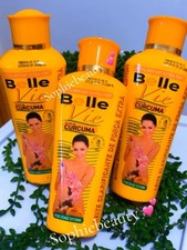 3pcs Belle Vie Curcuma Extracts.Body Lotion,Cream  Soap Clarifying Set 475Ml.