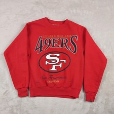 Vintage San Francisco 49ers Lee Sport Sweatshirt Youth Medium Crew USA Made 1995
