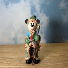 VTG Enesco Co. Disney Figurine Mickey Mouse 5.5" Tall Santa Figure Christmas