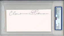 SUPREME COURT JUSTICE CLARENCE THOMAS AUTOGRAPH CUT SIGNATURE PSA DNA COA TRUMP