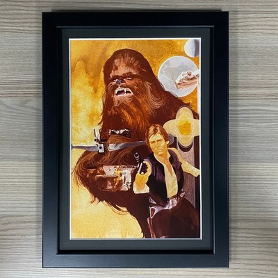 STAR WARS: EINE NEUE HOFFNUNG GERAHMTES FILMPOSTER KUNST