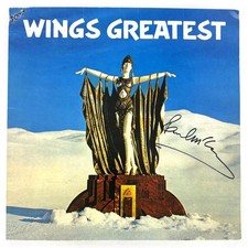 Paul McCartney Beatles Signed Autograph Wings Greatest Album Record  Beckett COA