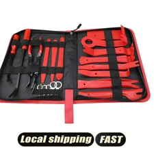 19Pcs Car Trim Removal Tool Set Hand Tools Pry Bar Panel Door Interior Clip Kit