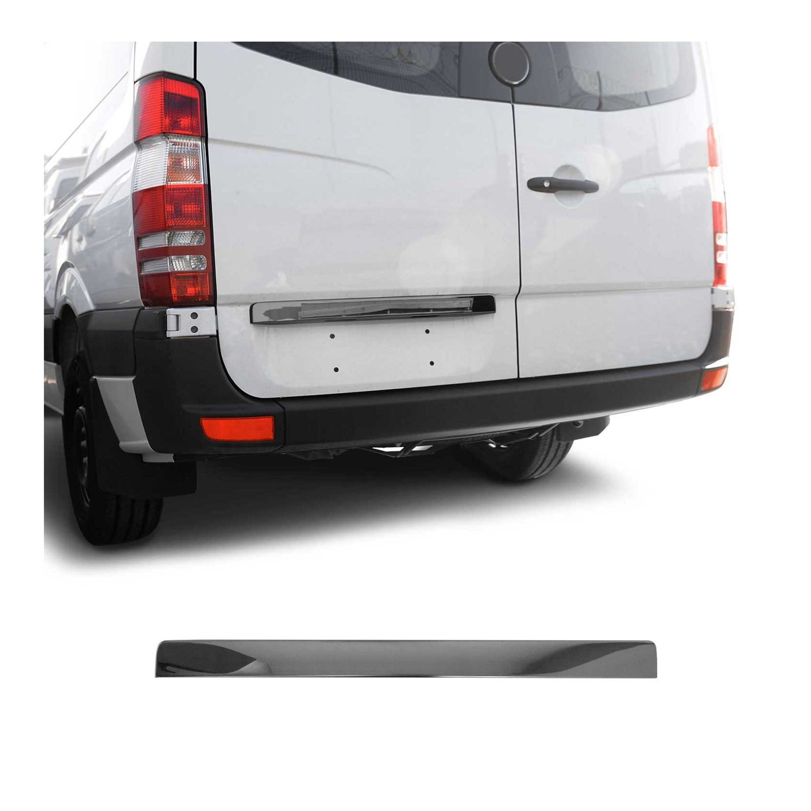 Poignée de coffre en acier inox pour VW Crafter look chrome élégant