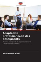 Afroz Haider Rizvi | Adaptation Professionnelle Des Enseignants | Taschenbuch