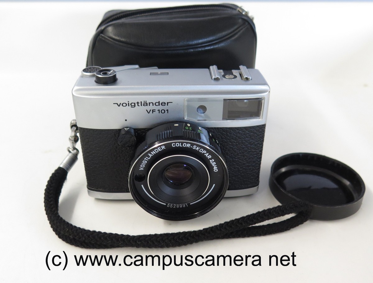 フォクトレンダー Voigtländer VF101 ブラック 美品 Voigtlander VF101 35mm Rangefinder Compact Film Camera (made by