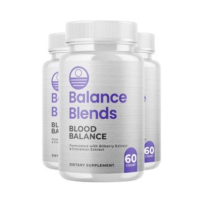 3-Pack Balance Blends Capsules - Balance Blends Blood Balance Support - 180 Caps