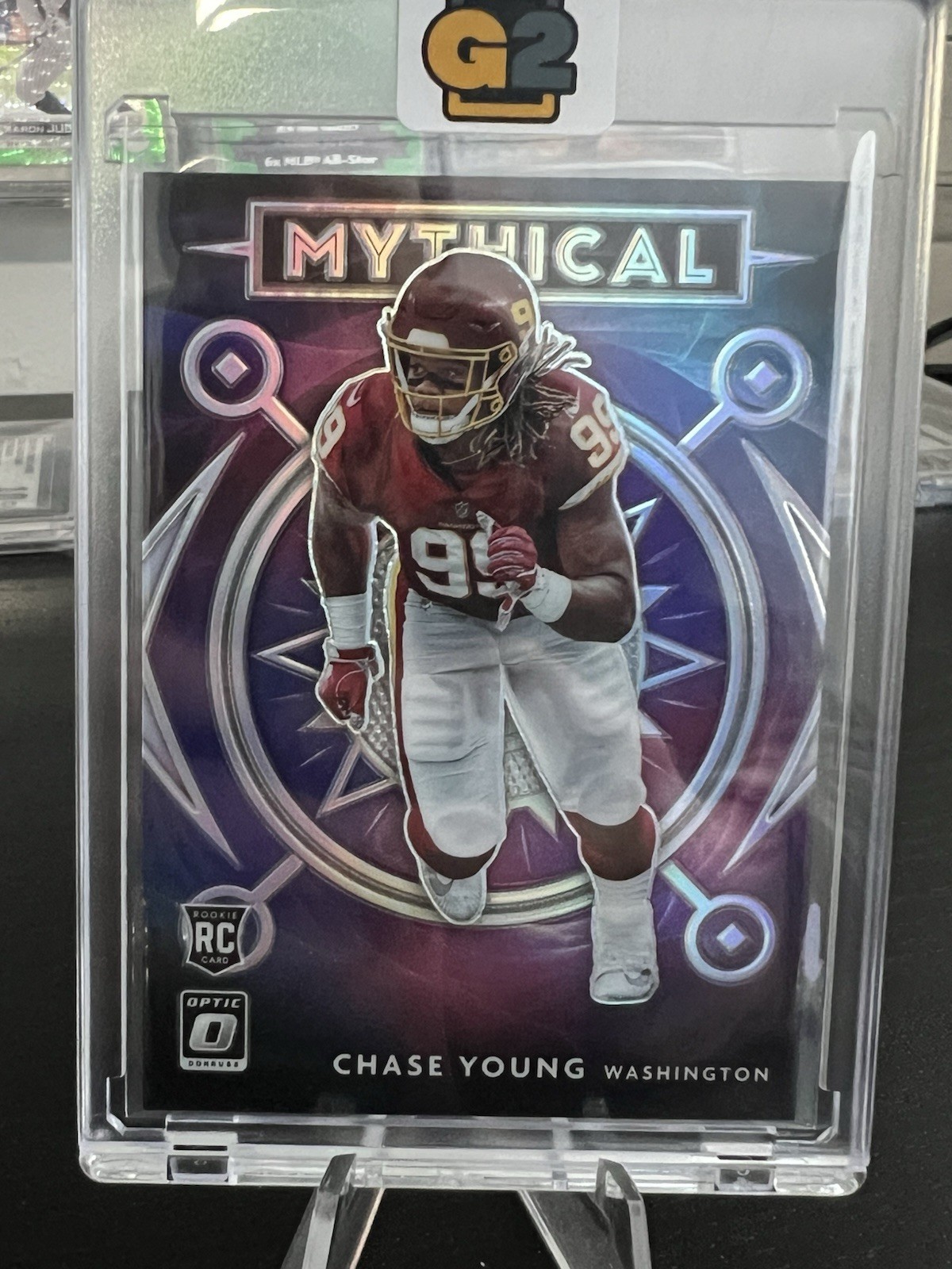 Chase Young 2020 Donruss Optic Mythical Case Hit SSP #MY-16 RC Rookie
