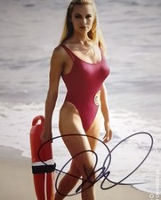 Pamela Anderson Signed 8x10 Photo Original Matte Finish LOA Baywatch 