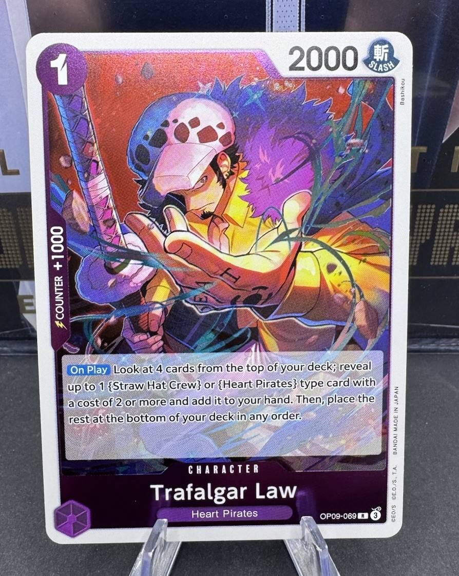 Trafalgar Law - OP09-069 (R) Rare Foil Emperors in the New World One Piece CCG