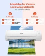 New Laminator Machine, Cold and Hot Laminator New Max A3 Paper Size, 1 min Qui