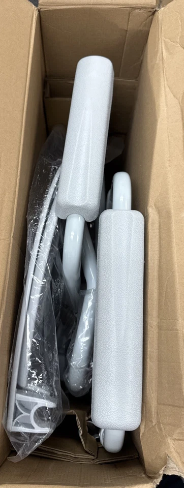 Drive Medical 11148-1 Folding Steel Bedside Commode Chair Portable Toilet (467) - Image 2 of 4