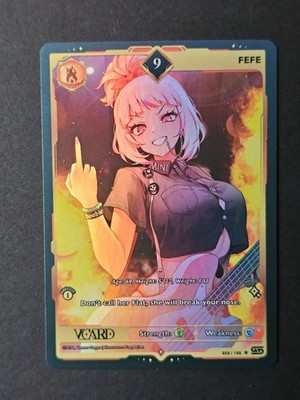 Fefe 9 Holo First (1st) Edition Rising Stars Card GamerSupps VCard 050/190
