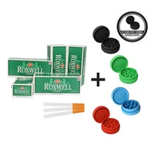 Roxwell Menthol Green Cigarette Tubes King Size Pre Rolled 200/Pack - 1000 Tubes