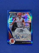 2021 Panini Prizm Draft Picks Blue Prizm Auto /99 Austin Murr #PDP165 Autograph