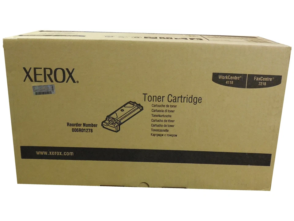 XEROX 006R01278 6R1278 Black Toner Cartridge 8k Genuine OEM Original - Image 2 of 2