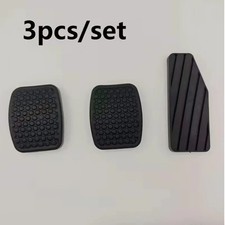 Set of 3 Rubber Car Pedal Cover Kit &ndash; Brake, Clutch & Accelerator Pads
