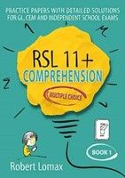 Robert Lomax | Rsl 11+ Comprehension, Multiple Choice | Taschenbuch | Englisch