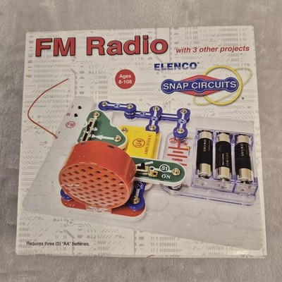 Snap Circuits FM Radio by Elenco Electronics Model SCP-12 100% Complete