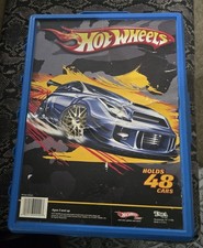 48 Hot Wheels Carrying Case With A Lot Of 48 toy cars and trucks