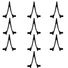 10 PC Heavy Duty Replacement Quick V-Clip Black for Swimming Pool Poles