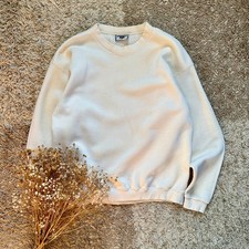 Vintage 90s Lee Cream Sweatshirt Made in USA Mens Size L