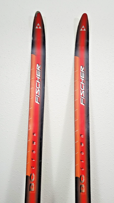 193 cm FISCHER Mtn Cross BC Crown Metal Edge X-Country Skis w/ SNS