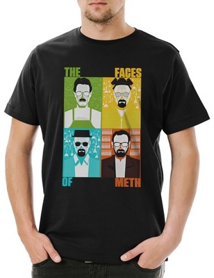 Faces Of Herren T-Shirt L Angebot Walter Breaking White Ehrmantraut Bad