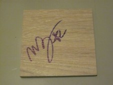 MYISHA HINES ALLEN SIGNED AUTOGRAPHED FLOORBOARD-WNBA-WASHINGTON MYSTICS