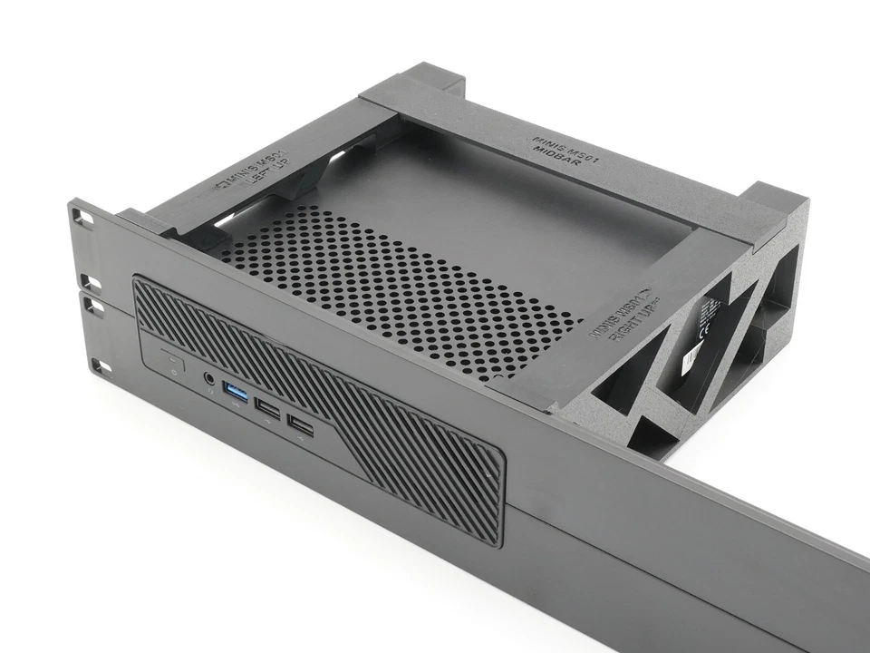 Rack mount for 1-2 miniSforum MS-01 - Add 2.nd device - fan kit - color option - Image 2 of 4