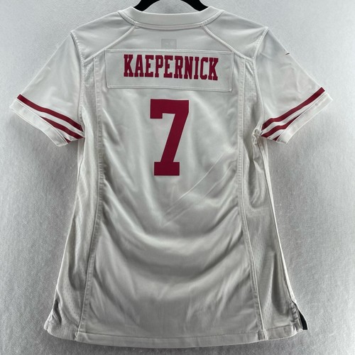 San Francisco 49ers Colin Kaepernick #7 Jersey Womens Sz S Nike NFL White - Picture 5 of 11