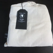 ADELENE Family Tree Winter Branch Waterfall Euro Pillow  Set -  26 "X26" OATMEAL